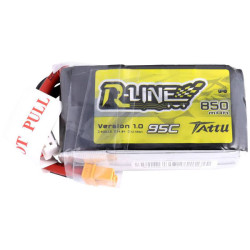 Tattu TAA8504S95XT3 LiPo battery pack 14.8 V 850 mAh 4 cells 95 C XT30 connect