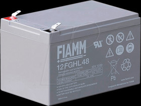 12FGHL48 Rechargeable AGM battery, 12 V, 12.0 Ah, long-life