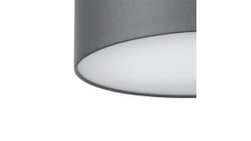 Lampa Sufitowa Kwadrat Ultimo Black 2Xe27 40Cm Mlp7336 Milagro