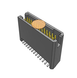 Listwa stykowa PCB 26-pinowe TFM raster: 1.27 mm Prosty 2-rzędowe Samtec Powierzchnia 275 V W osłonie