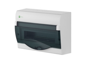 Rozdzielnica natynkowa 14 modułowa 1x12+2M drzwi transparentne IP40 GREEN BOX RN 2353-01 ELEKTRO-PLAST NASIELSK