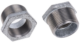 Łącznik żeliwny galwanizowany, 1-1/4cal x 1cal, Georg Fischer