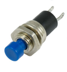Blue Mini Off(On) Momentary Switch SPST