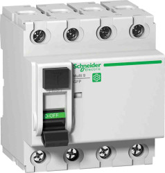 RCCB, 4-biegunowy, 40A, 260mA, Schneider Electric, GFP Multi 9 277V ac