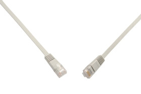 Patchcord płaski CAT5E UTP LSOH 2m szary non-snag-proof C5E-111GY-2MB