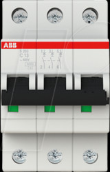 2CDS253001R0134 Circuit breaker, class C, 13 A, 3-pin