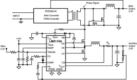 75V, Secondary Side Post Regulator/ Synchronous Buck Controller with Power-Up/Power-Down Tracking