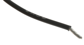 Przewód montażowy 0,52 mm² Czarny Alpha Wire MPPE 20 AWG 600 V dł. 305m 10/0,25 mm +105°C CE, CSA, UL