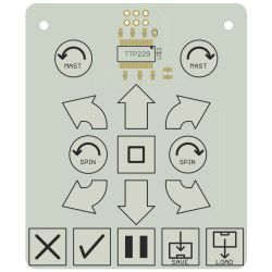 Keypad for M.A.R.S. Rover Robot