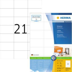Herma 4668 Etykieta uniwersalna 70 x 42.3 mm Papier biały 2100 szt. Trwały Drukarka atramentowa, Drukarka Laserowa, Kopi