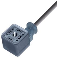 GAN31LU-A0U-6041000 gniazdo 3+PE, przewód PUR 4x0,75mm szary, dł. 10m, Hirschmann, 7947, VAD/GAN/GDM-K