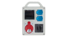 Rozdzielnica Prznośna R-Box 240R 4S 1X32a/5P 2X250v, Wył. 0/1, Puste Okno...