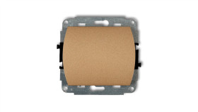 Trend Łącznik Jednobiegunowy Złoty Metalik 8Wp-1