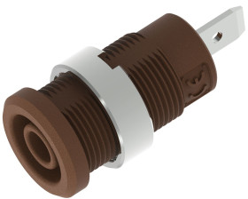 Gniazdo bananowe Żeński Wtykowa Brązowy 36A Electro PJP