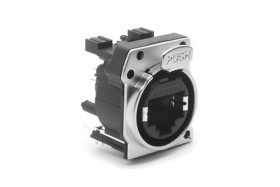 Złącze XLR 8 -pinowe Montaż na płytce drukowanej XLR Żeński Metal