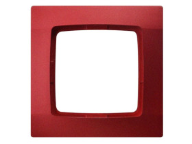KARO Ramka 1 pojedyncza perłowa czerwień R-1S/55 OSPEL