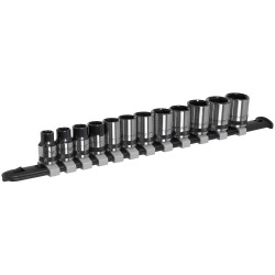 Sealey AK7992 Socket Set 12pc 3/8"Sq Drive Metric - Black Series