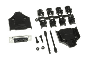 Złącze D-Sub 15-pinowe Żeński Kątowe