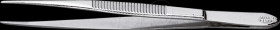 Pointed tweezers 120mm, nickel-plated, straight