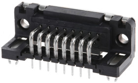 Złącze D-Sub 15-pinowe Żeński Kąt Proste Przewlekany raster 2.74mm