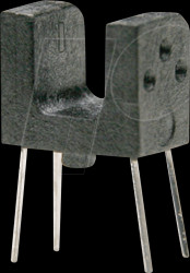 EESX1106 Fork coupler, 3 mm, THT