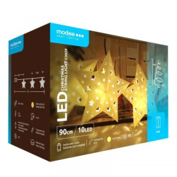 Lampki gwiazdy BAT modee 0,9m WARM 10LED ML-C3029