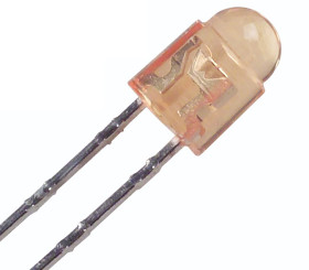 LED, THT, pomarańczowa, 2-Pin, 1,9 V, 40°, ROHM