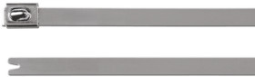Cable tie, stainless steel, (L x W) 685 x 4.6 mm, bundle-Ø 12 to 203 mm, metal, -80 to 538 °C, 111-93279