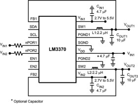 Dual Synchronous Step-Down DC-DC Converter with Dynamic Voltage Scaling Function