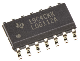 Wzmacniacz logarytmiczny LOG112AID 14-pinowy, SOIC, Texas Instruments