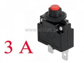Wyłącznik nadprądowy 3A z resetem MR1