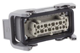 Wzmocnione złącze zasilania 16-pinowe HARTING 16A 500 V Żeński M25