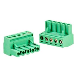 ZŁĄCZE TB 5PIN R-5.00MM ŻEŃSKIE KĄTOWE RoHS