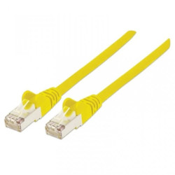 Kabel krosowy, Patchcord Cat7 SFTP 100 CU LSZH żółty /1,5 m/