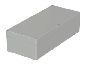 ABS enclosure, (L x W x H) 360 x 160 x 100 mm, light gray (RAL 7035), IP66, 03251000