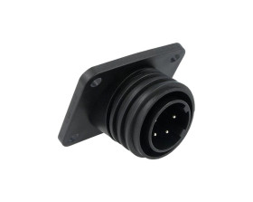 Złącze wielostykowe przemysłowe 10-pinowe Montaż na kołnierzu Wtyczka Bulgin