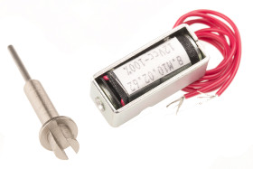 Elektromagnes liniowy 12 V DC 3mm Funkcja Push Pull siła utrzymująca: 0.1N
