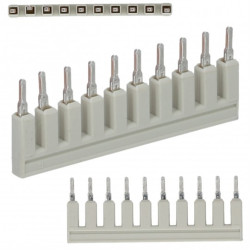 WAGO 2002-410 Mostek grzebieniowy, zwieracz do złączek ZUG 2,5mm2 WAGO TOPJOBS 10-torowy 25A jasnoszary