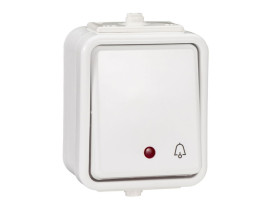 CEDAR Wyłącznik zwierny przycisk "dzwonek" podświetlany przycisk IP44 czarny WNT101CS05 SCHNEIDER ELECTRIC