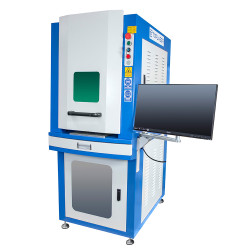 Znakowarka grawerka laserowa Fiber Laser 30W RAYCUS 110x110 mm z obudową