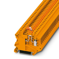 Złączka szynowa z odłącznikiem nożowym Phoenix Contact poziomy: 1 26 → 10AWGŚruba UT 4-MT-P/P OG 500 V