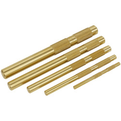 Sealey AKB05 Brass Punch Set 5pc