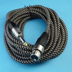 KABEL MIK.GN.XLR-&gt;WT.JACK 6,3 5,0mb