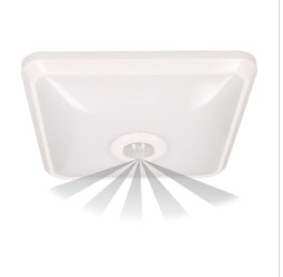 Plafoniera z czujnikiem ruchu NYK LED 12W, 850lm, 4000K, IP20, poliwęglan mleczny OR-PL-6092WLPMR4