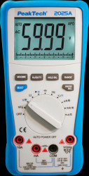 P 2025 A Digital multimeter, 6000 counts, TRMS