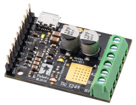 Pololu Tic T249 USB Multi-Interface Stepper Motor Controller (Connectors Soldered)