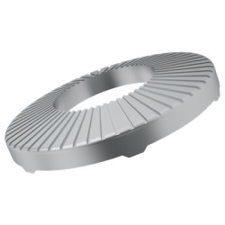 Contact washer, M8, H 1.4 mm, outer Ø 16.2 mm, spring steel, DIN 17222, 003.20.081