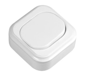 NEFRYT Łącznik pojedynczy z podświetleniem n/t biały WNT-1N/S