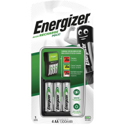 Energizer&#xAE; S5242 Maxi Charger plus 4 x AA 1300 mAh Batteries