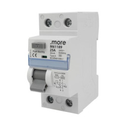 WYŁĄCZNIK RÓŻNICOWOPRĄDOWY A 6kA 2P 25A 30mA